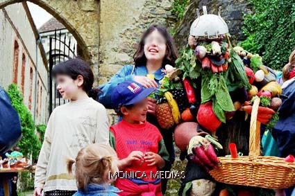 Le potager des grosses legumes accueille les enfants avec leur humour bien garnis