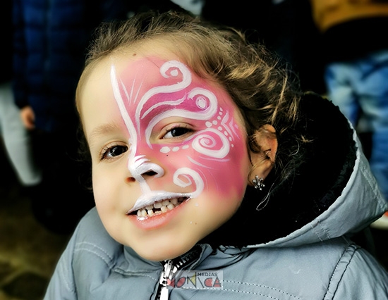 Animation maquillage enfants noël - Agence Paloma