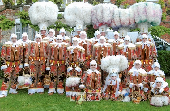 Gilles du carnaval belge de Binche