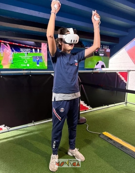 Jeu video Football en realite virtuelle a louer