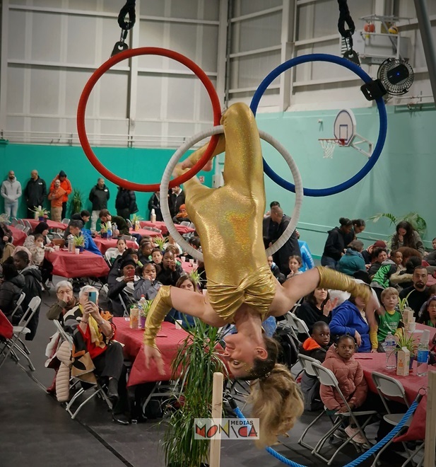 Spectacle des anneaux tricolores