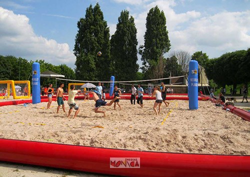 Terrain de Beach Volley sur sable pour plage en location 