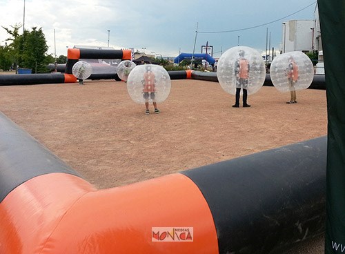 Beach soccer bulles gonflables en location