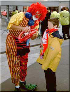 Clown ballon pour enfant