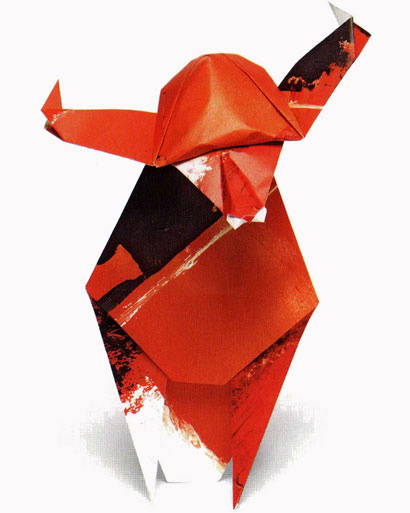 LE MAITRE EN ORIGAMI, Calligraphie et Origami