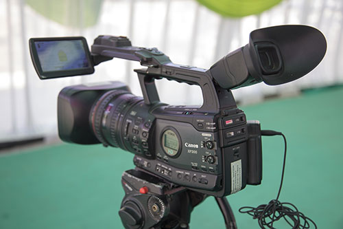 Camera video en location pour tournage en studio