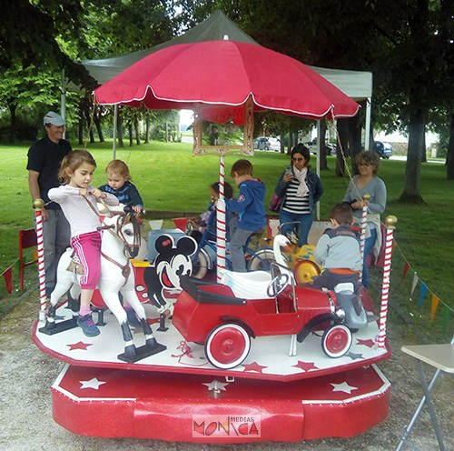 Manege ecolo a propulsion parentale en location