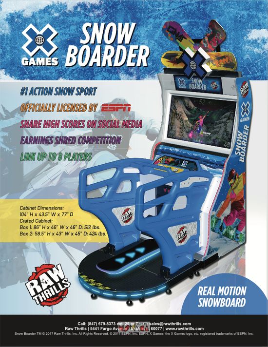 Simulateur Snowborad Jeu Arcade en location