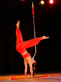 Equilibriste acrobate chinoise