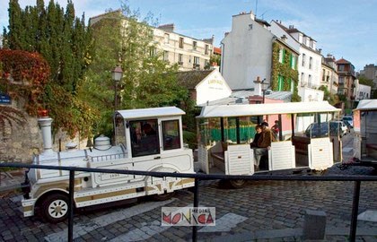 Petit train touristique pour navette en ville a Paris ou province