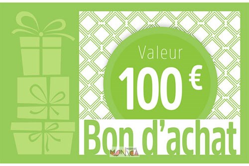 BON D'ACHAT DE 100 EUROS, Billets Bons d'Achat Impression Création  Fabrication, Print et Signalétique pour Fête de Ville Commerçants  Evénement Entreprise Grande Distribution