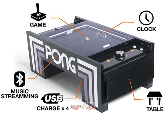 Table basse Atari Pong a louer