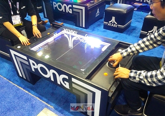 Jeu video Atari Pong sur table en location