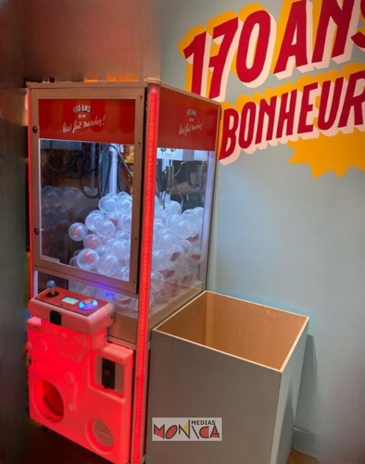 Machine a pince en location evenementielle