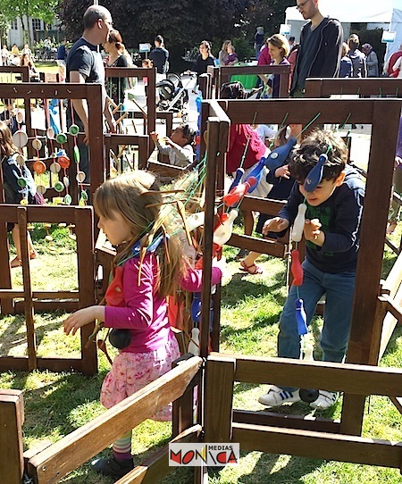 Labyrinthe en bois pedagogique  en location