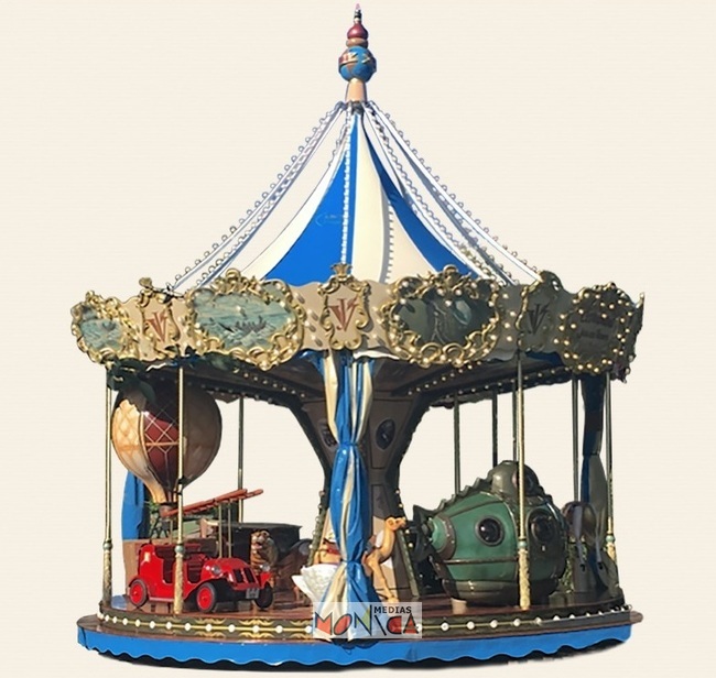 Manege carrousel fantastque des Aventures de Jules Verne en location
