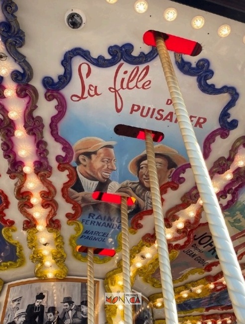 Manege carrosuel du cinema avec Raimu et Bourvil