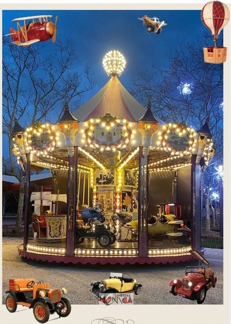 Manege carrousel lumineux a louer pour evenementiel