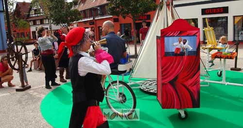 manege ecologique avec velo et pirates en location