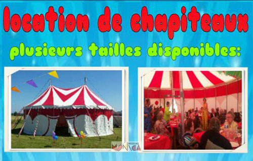 Chapiteau de cirque a louer pour spectacle concert mariage evenement festif