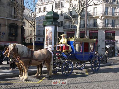 Carrosse royal en location avec cocher et attelage