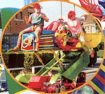 Vehicule clownesque de carnaval