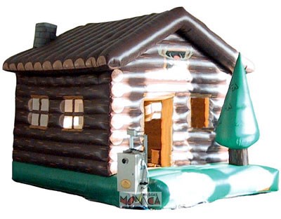 Chalet gonflable pour enfants