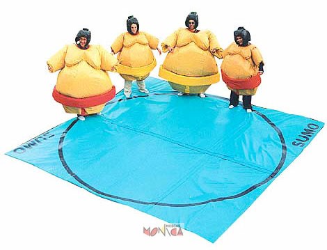 Déguisement humoristique sumo gonflable adulte, achat de