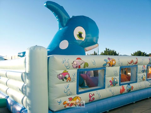 Orque baleine gonflable pour enfant