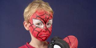 Animation maquillage enfant super heros