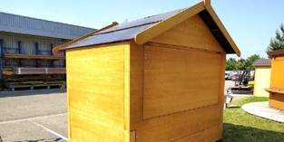 Chalets de noel rapides a installer