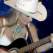 Orchestre country western avec chanteuse et line dance