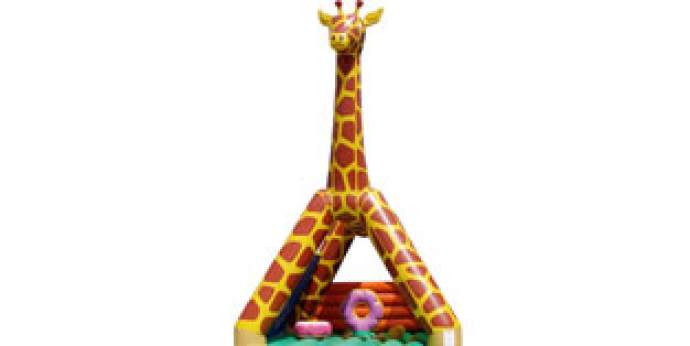 Girafe gonflable publicitaire, animal gonflable de dessin animé - Hello